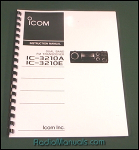ICOM IC-3210A/E Instruction Manual